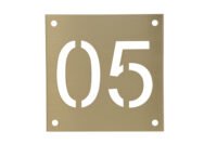 Messingschild mit Gravur - bei Huber